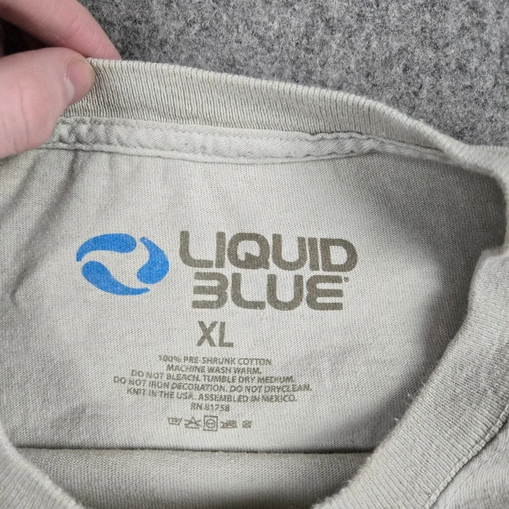 Liquid Blue Chicago White Sox Shirt Mens XL Tan Baseball Graphic Tee MLB 2014